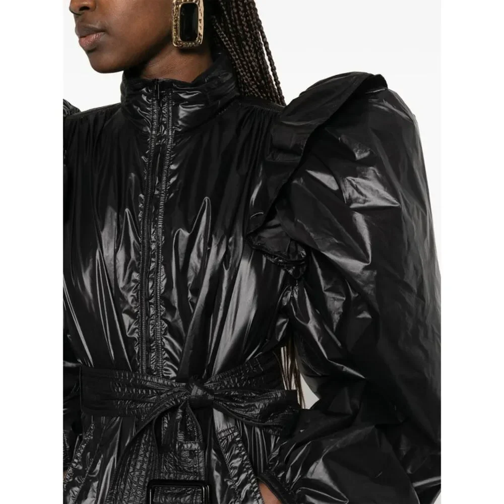 Saint Laurent Black Jackets - Puffer Jackets Women - Picture 5 of 5
